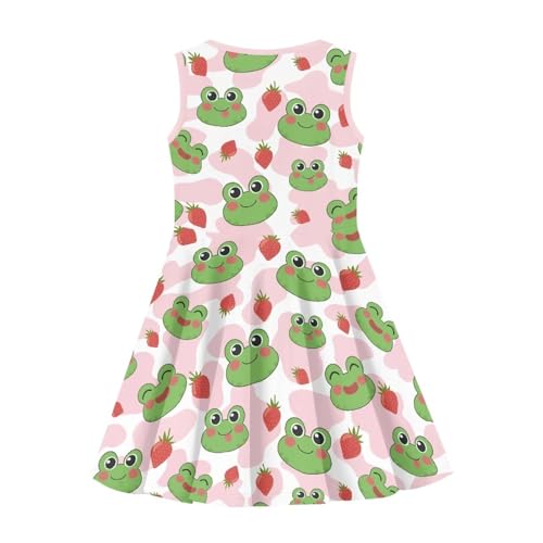 Scoop Neck Party Dress Knee Length High Low Empire Waist Flowy Formal Dress for Girls Size 3-164