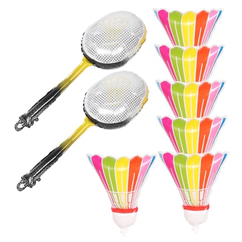 POPETPOP Ballons Gonflables De Badminton 8 Pièces Aluminium Pour Décorations Polyvalentes Anniversaires Et Célébrations Sportives