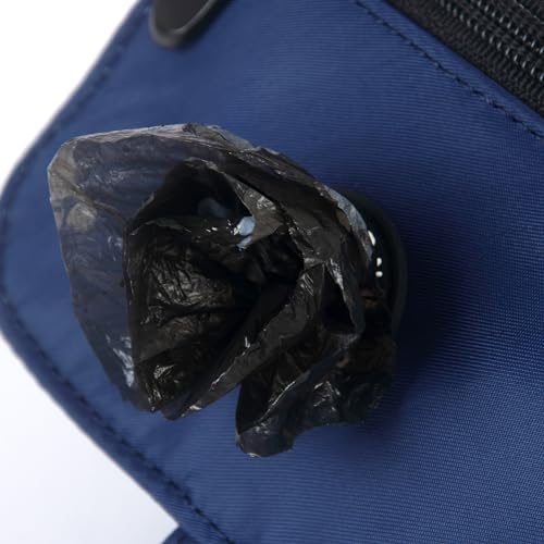 COOWONE wasserdichte Hundeleckerli-Tasche, Hundespaziergang Tasche, Leckerli-Tasche für Hunde, Hundetasche mit Poop Bag Dispenser, Crossbody Bag für Hundetraining