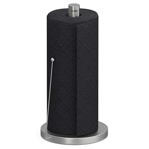 Foto von stardis Küchenrollenhalter Simply Edelstahl matt gebürstet Rollenhalter Stabil Und Langlebig Papierrollenhalter (Edelstahl)
