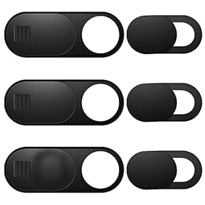 FMDAN Webcam Cover, 6 Pack Laptop Camera Cover, Ultra Thin Privacy Camera Cover Slide for MacBook Pro, iMac, Laptop…