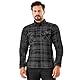 SHIMA RENEGADE MEN Motorrad Hemd - Verschleißfest Baumwolle Karierte Motorradjacke Herren mit CE Protektoren, FiberQL Aramid und Kühlungsschicht Reißverschluss (RENEGADE 2, Schwarz, XL)