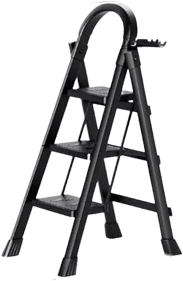 Ladders Telescoping Ladders Type A Aluminum Alloy Folding Ladder Multifunctional Step Ladders with Wide Steps and Armrests 330lb Household or Outdoor