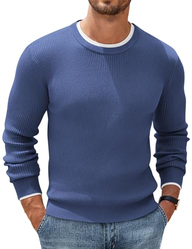 Vestibilità -- realizzato in maglia fine per un tocco di stile, questo maglione si abbina perfettamente a un'ampia gamma di outfit: un maglione di peso medio che offre la giusta quantità di calore