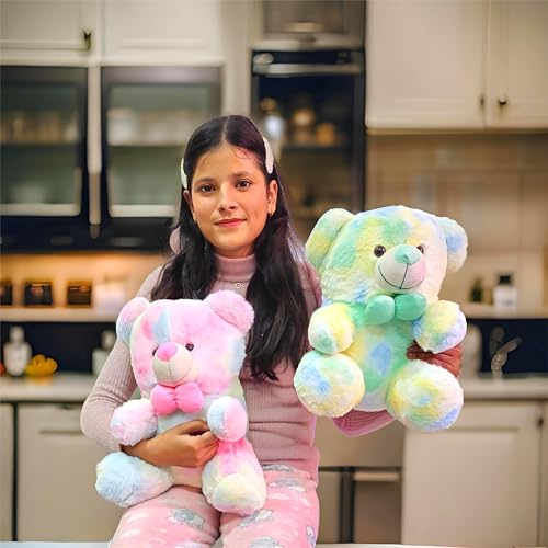 Image of SIVIGE Newly Huggable Cute & Soft Teddy Bear Plush Toy Birthday Gift for Kids,Girls,Wife,Girlfriend,Husband Plush & Stuffed Toys (Cute Pink Teddy)