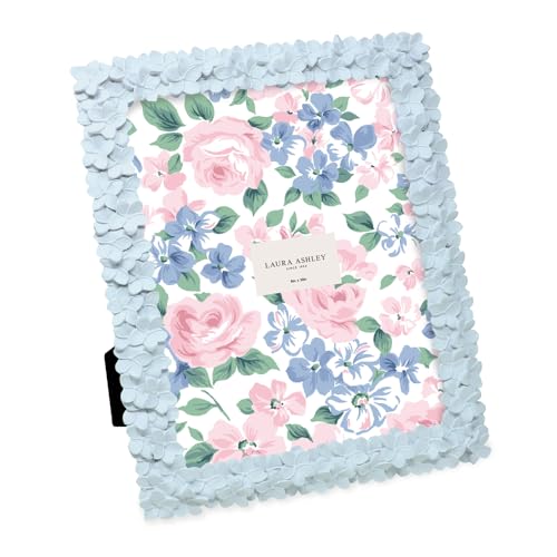 Laura Ashley Bilderrahmen aus Kunstharz, 20,3 x 25,4 cm, mit Staffelei und Haken für Tisch- und Wanddekoration, dekoratives Blumendesign… – Ansicht 1