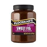 Plochmans, Fig Mustard, 9 oz, Limited Edition Gourmet Spread in a Jar