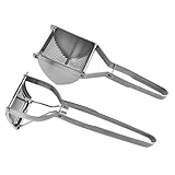 [koulaya]【耐久ステンレス製】サツマイモつぶし器＆マニュアルジューサー 滑らか食感調理 省設計 離乳食作りに 家庭用多機能調理器具 お手入れ簡単 節分レシピ対応