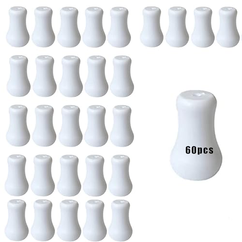 White Plastic Blind Pull Cord Knobs for Roman Shades -...