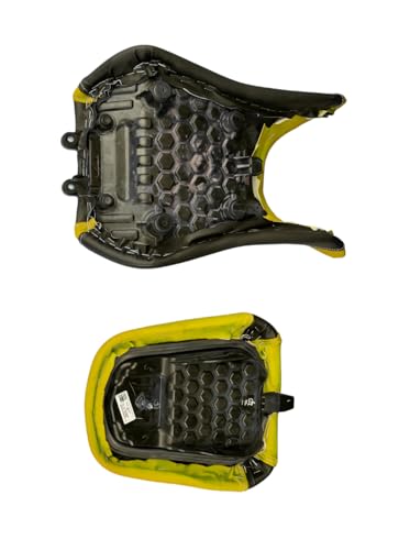 Image of Faux Leather TVS Raider SEAT COVER From (Yellow)