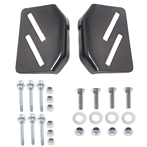 Chacarbtu Snowblower Skid Shoes Metal 532174762 LH 532436125 RH for Husqvarna Poulan Craftsman Snow Blower with 588077501 Shear Pin