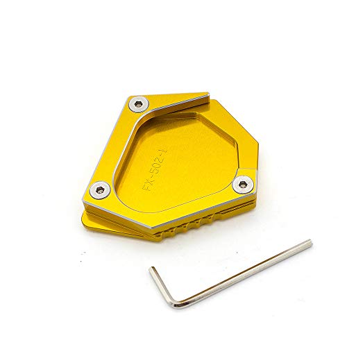 FXCNC Racing Aluminum CNC Motorcycle Sidestand Plate Kickstand Extension Pad Fit For Benelli leoncino 500 BN302 BN251 BN300 BN250