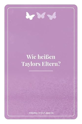 Edition Michael Fischer Jeu de Cartes : Le Quiz Non Officiel pour Les Fans de Taylor Swift avec Plus de 120 Quiz passionnants sur la Vie, la carrière et la Musique - pour Tous Les Swifties – vue 8