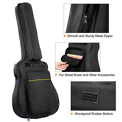 CAHAYA Acoustic Guitar Bag 41 Inch 0.3 Inch Thick