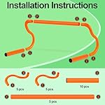 Agility Hurdles Training Equipment - Speed Hurdles and Soccer Cones with Carrying Bag for Soccer, Football, and Track Drills, Ideal for Athletes Speed and Agility Training - Image 3