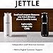 Jettle Electric Kettle - Travel Portable Heater for Coffee Tea Milk Soup - Stainless Steel Travel Water Boiler tea pot with Temperature Control - LED - Automatic Power Off - 450ml - Kitchen Appliance