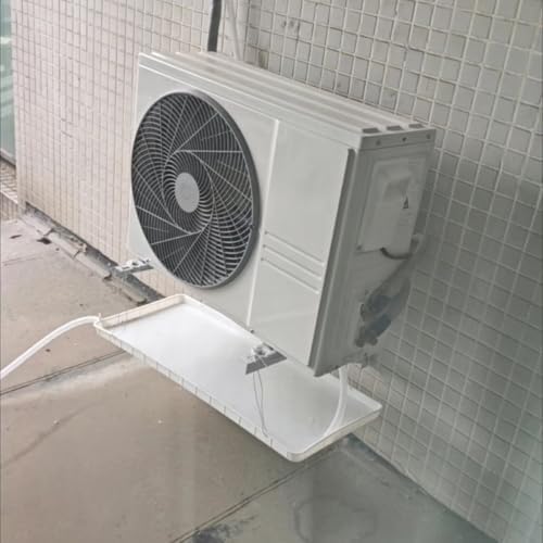 Air Conditioner Drip Pan - Rectangular Plant Tray for Pots, AC Water Collection & Drainage Pan with Drain Fitting Kit (3-5p, 400cm Hose) - Essential Home Accessory