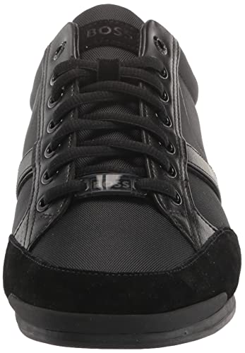 Boss Men's Saturn Profile Low Top Sneaker, Black Onyx, 11 #TOP1