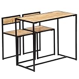Il design vintage del set emana un fascino distintivo, arricchendo l'aspetto della sala da pranzo con un tocco di carattere.