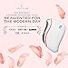 YouthLab ProSculpt Gua Sha, The Ultimate Skin ScrapingMassage Tool, Heat & Electric Vibration, Anti-Aging, EyeFace Puffiness, Wrinkles, FirmTighten, Tension Relief, Acupressure (White)