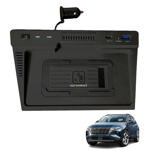 Chargeur voiture sans fil pour Hyundai Tucson 2021-2022 console centrale QI 15W