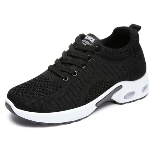 Image of Padgene Womens Sneakers Air Cushion Running Shoes Lightweight Tennis Walking Shoes Mesh Breathable Gym Work Fashion Sneakers Athletic Comfortable Casual