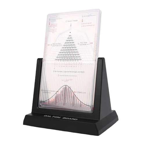 Modèle de démonstration de probabilité Galton avec 2800 perles de statistique