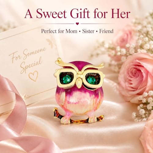 Image of Animal Brooch for Women Zirconia Rhinestone Abalone Shell Animal Lapel Pin Christmas Birthday Holiday Gift for Wife Mother Girlfriend Daughter
