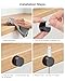 OneLeaf 12 Pack 360° Rotatable Spring Cable Clips[1s Lock], Adhesive Cord Holder for Nightstand, Phone Charger Cord Holder for Desk Home Office Car Game Station