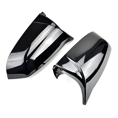 Coques de rétroviseur noir brillant pour BMW Série 5 E60 F10 et Série 6 F12