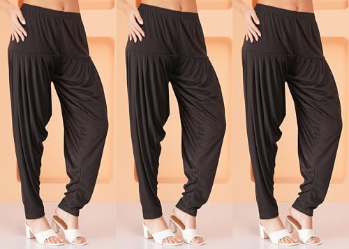 Image of Buy That Trendz Patiala Salwar for Women Relaxed Fit Viscose Patiyala Salwar Harem Bottom Pants