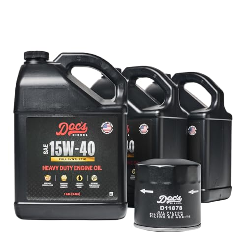 Docs Diesel 15w-40 Full Synthetic Oil Change Kit D11878docs15w40-3  Compatibl...