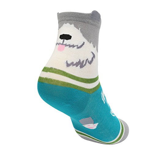 Image of HSELL Women Novelty Socks with Funny Animals Designs Cute Ideal for Cat Lover Breathable Cotton Socks for Daily Wear