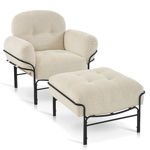 Sillón Chenille Beige