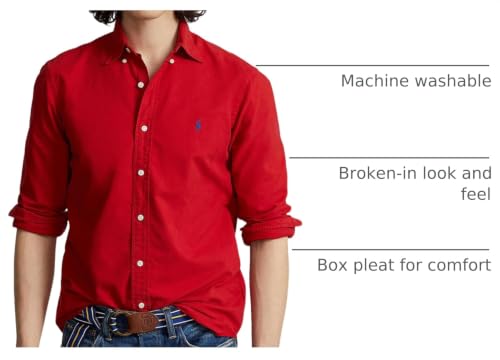 Image of POLO RALPH LAUREN Men's Classic Fit Plaid Oxford Shirt