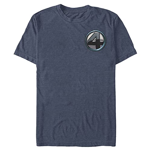 Marvel Costume Fantastique T-Shirt Homme vêtement manches courtes coton noir