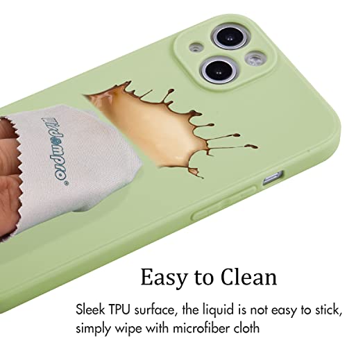 Wisdompro Case For Iphone 13, Bundle Of 5 Pack Extra Thin Slim Soft Tpu Gel Protective Case Cover For Iphone 13 6.1 Inch (Yellow, Red, Green, Light Blue, Pink) #TOP3