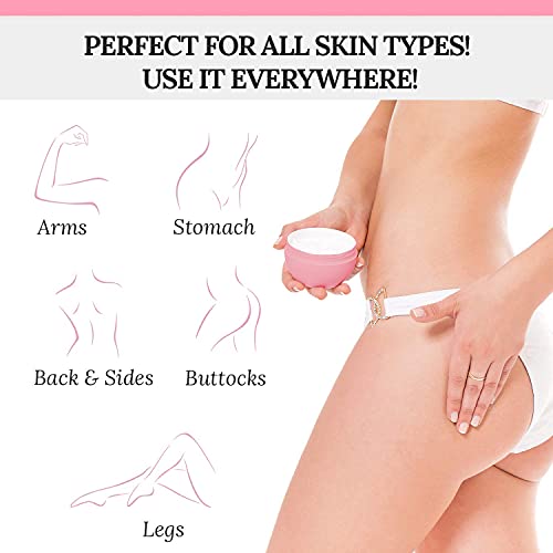Brazilian Belle Skin Firming And Toning Cream With Premium Caffeine Extract | Cellulite Removal Treatment | Helps Tone, Firm, And Rejuvenate Your Body | Hydrating Belly Butter (8.1 Oz) #TOP6