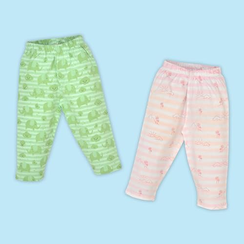 Image of LuvLap Baby Boys & Girls 100% Cotton Night Suit, Pack of 2