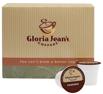 Gloria Jeans Coffees, Hazelnut Coffee, 24 ct K-Cups for Keurig Brewers, 2 ct (Quantity of 2)