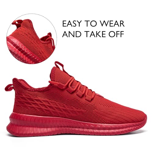 Image of Mens Running Tennis Casual Walking Shoes Fashion Athletic Gym Sports Sneakers for Men Breathable Lightweight Comfortable Shoes