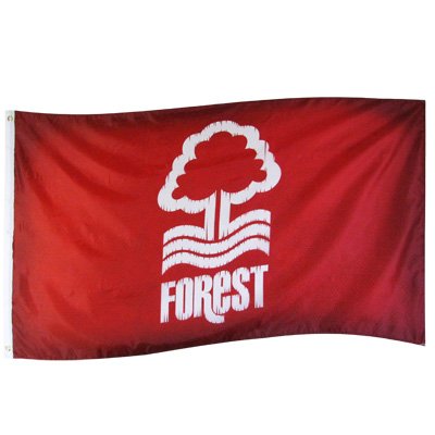 Nottingham Forest FC Official Product Polyester Flag 5 x 3 CREST NEW