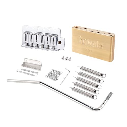 Pont trémolo en laiton Banworks bloc de 52,5mm pour guitare vintage