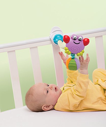 Fun Flex Award Winning 3 Piece Infant Dancing Crab Activity Set: Can Be Used with Baby Stroller, Carrier, High Chair, Crib, or Car Seat.