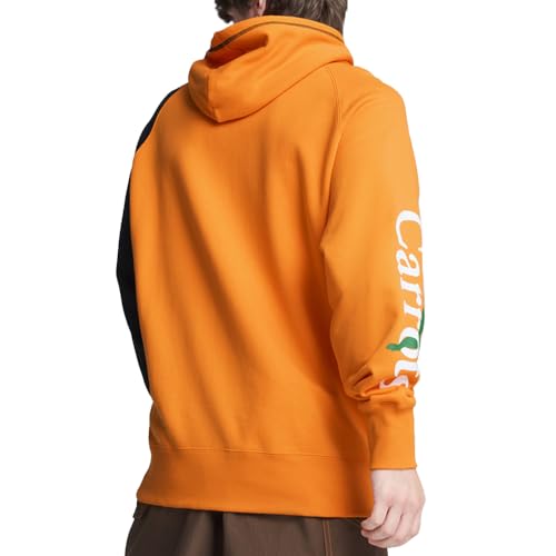 PUMA Mens Carrots X Graphic Hoodie Casual Outerwear Casual - Orange - Size M2