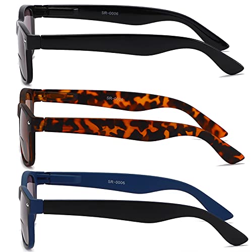 Mmoww Bifocal Sunglasses For Women Reader Glasses Spring Hinge 3 Pair 2.0 #TOP4