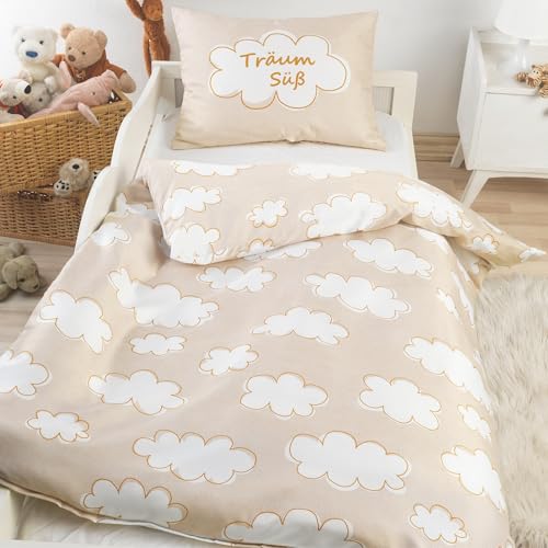 BaSaTex Kinder Baby Bettwäsche Set für Mädchen und Jungen | 100x135 cm + 40x60 cm | 100{13f844b149189c71ac46ab9c7a50882d57d787b4022babde7b327baa5b9d2ca5} Baumwolle Renforcé | Reißverschluss | Wölckchen BaSaTex Kinder Baby Bettwäsche Set für Mädchen und Jungen | 100x135 cm + 40x60 cm | 100{13f844b149189c71ac46ab9c7a50882d57d787b4022babde7b327baa5b9d2ca5} Baumwolle Renforcé | Reißverschluss | Wölckchen