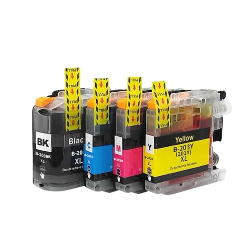 Cartuccia a inchiostro LC201XL LC203 C201 LC203XL Compatibile con modelli di stampante Mdavid J460DW J480DW J485DW MFC-J880DW MFC-J680DW MFC-J885DW J5520DW