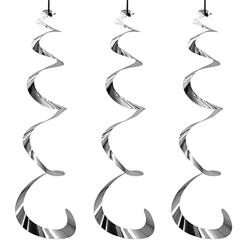 My-goodbuy24 Répulsif efficace contre les oiseaux - Lot de 3 - Réfléchissant - Spirale à vent - Répulsif contre les pigeons - Pour balcon - Protection contre les oiseaux - 70 cm Cover