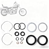 41mm Fork Seal Kit for Harley Davidson 1984-2017, JGI-45849-84 Fork Rebuild Kit